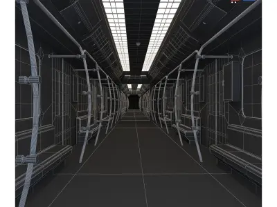 metro train  3D model