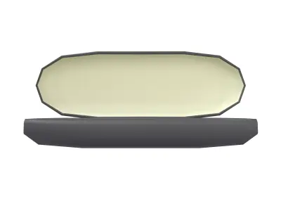 Eyeglasses Empty Case v1 001 Low-poly 3D model