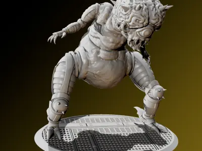 Angry Brain 3D print model