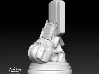 256 Infantry Desktop Monument 3D print model