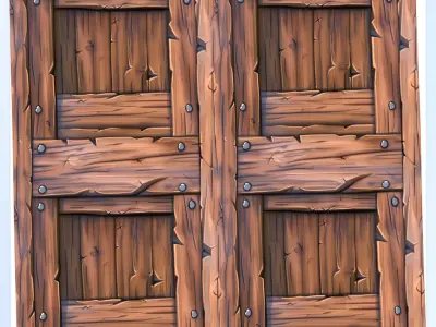 Stylized Wood Seamless Texture Texture