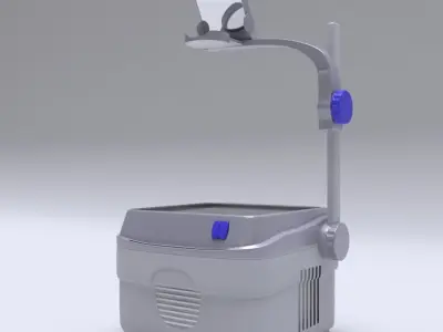 Overhead Projector 3D model