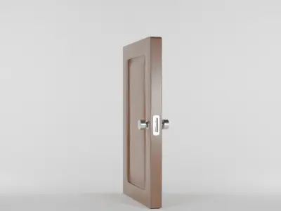 Wooden Door 3D model 11