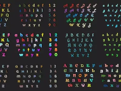 Personalized special letters Low-poly 3D model