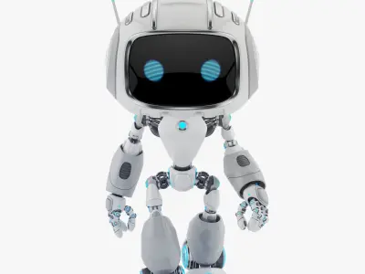 CUTE ALIEN ROBOT IV 3D model