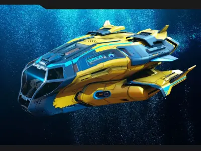 SF - ORCA Explorer Low-poly 3D model