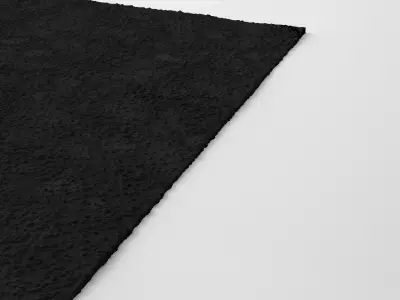 The Dark Contemporary Carpet - Rug Low-poly 3D model