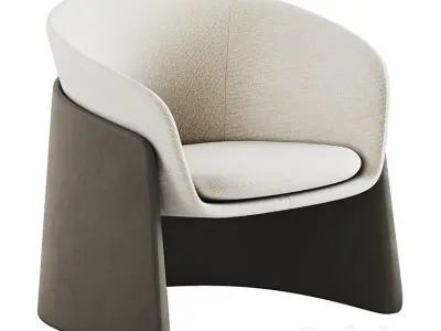 Seba Lounge Davis Furniture Low-poly 3D model