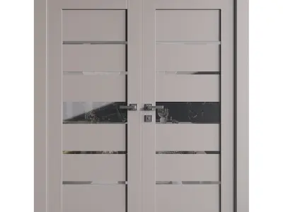 Modern entrance door 75 3D model