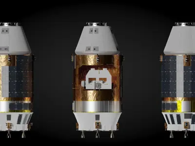 HTV-R Spacecraft 3D model