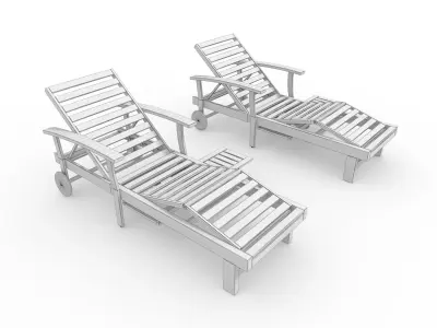 Sun Lounger 30 3D model