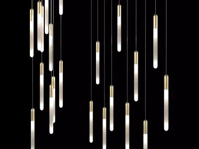 Lucciano pendant light Low-poly 3D model