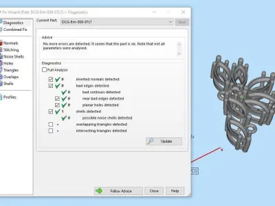 Earring 009 3D print model