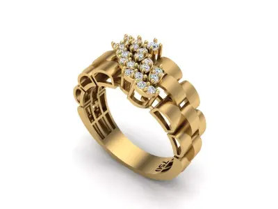Jewelry ring 445 3D print model