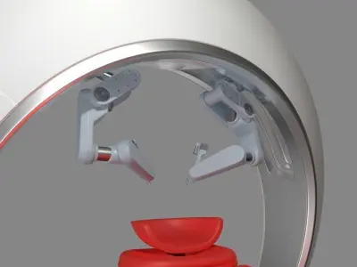 Robotic Surgeon  Low-poly 3D model