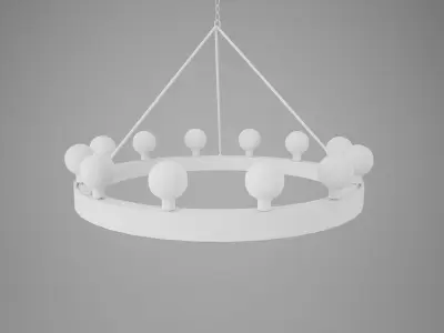 Industrial Lamp 3D model