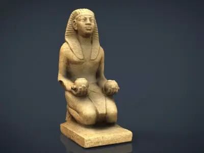 Amenhotep II 3D model