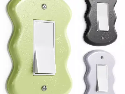 Maura Light Switch Cover 3D model