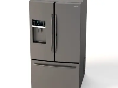 Samsung RF28HDEDPWW AA 28 Cu Ft French Door Food Showcase 3D model