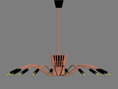 Aretha Suspension Light 3D model