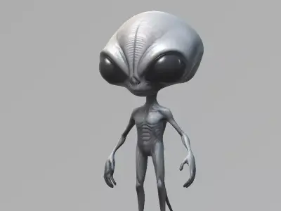 Grey Alien - The little ones 3D model