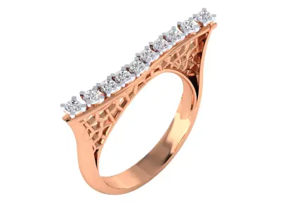  Women Ring Render 3dm STL MTL SLC JCD OBJ FBX Details 3D print model 4