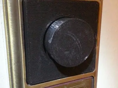 Light Dimmer knob and plate Free 3D print model