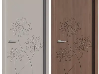 Entrance door set283 3D model