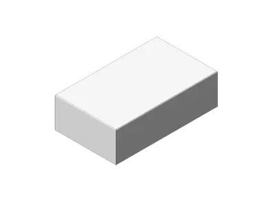 Concrete Block Step Set 50 cm 3 Model 50 30 15 50 35 15 50 40 15 3D model