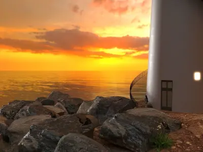 Light House Free 3D model