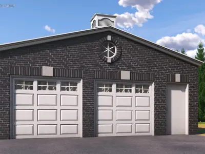  Colonial Style House with Garage 