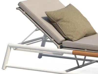 Globewest Antigue Sunbed 3D model