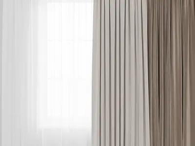 Curtains 3D model