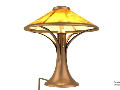 Modern Industrial Desk Lamp - Berkeley Lamp 3D model