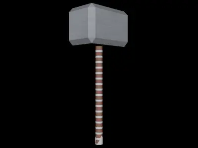 Marvel Heroes Weapons Update 1 Low-poly 3D model