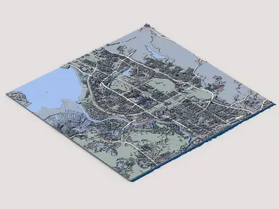 Bank of Beijing Building Shenzhen Skyscraper 3D Model  3D print model