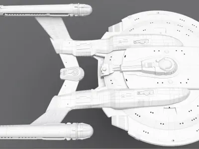 Enterprise NX01 Scale model  3D print model