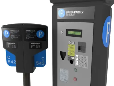 Parking Meter 3D model