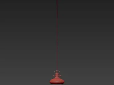 Country Lamp Sphere 3D model