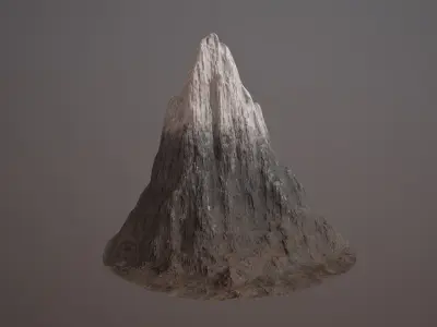 Mountain PBR GameReady Low-poly 3D model