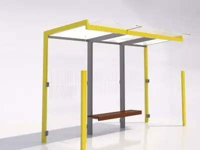 MMCite 310a Bus Shelter 3D model
