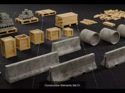 Construction and Traffic Environment Pack 01