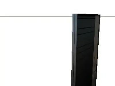 ultra  modern door unique style door 3D model