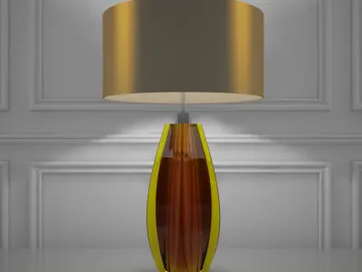 Bella Figura Diamond Curved Lamp 3D model