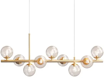 Cluster 9 Lamps 3D model