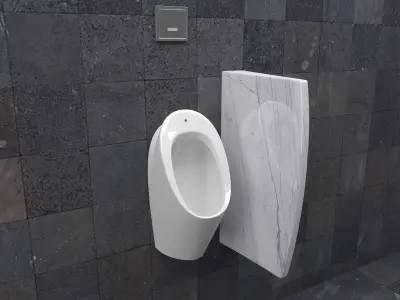 Collection Urinal 2 3D Model Pack