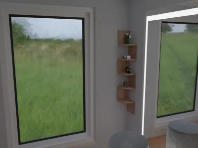 Bedroom modern 3D model purchase