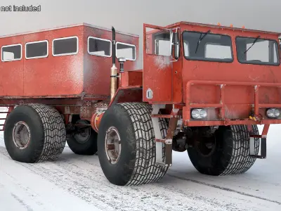  Antarctica Snow Vehicle 