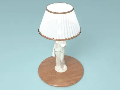 Bedside Lamp 3D model shop