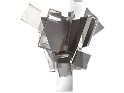 Ice Crystals Sconces 3D model